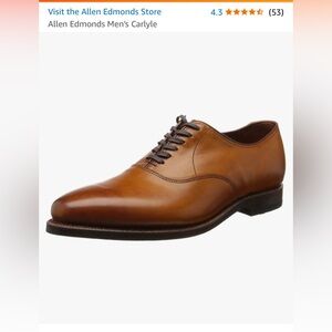 Allen Edmonds Carlyle Men’s size 11 Walnut brown